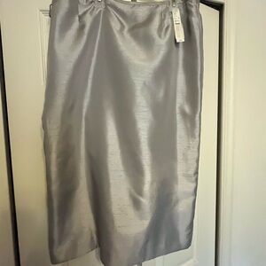 Silver Metallic Skirt